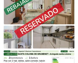 Kitchen of Flat for sale in Santa Coloma de Gramenet  with Air Conditioner and Balcony