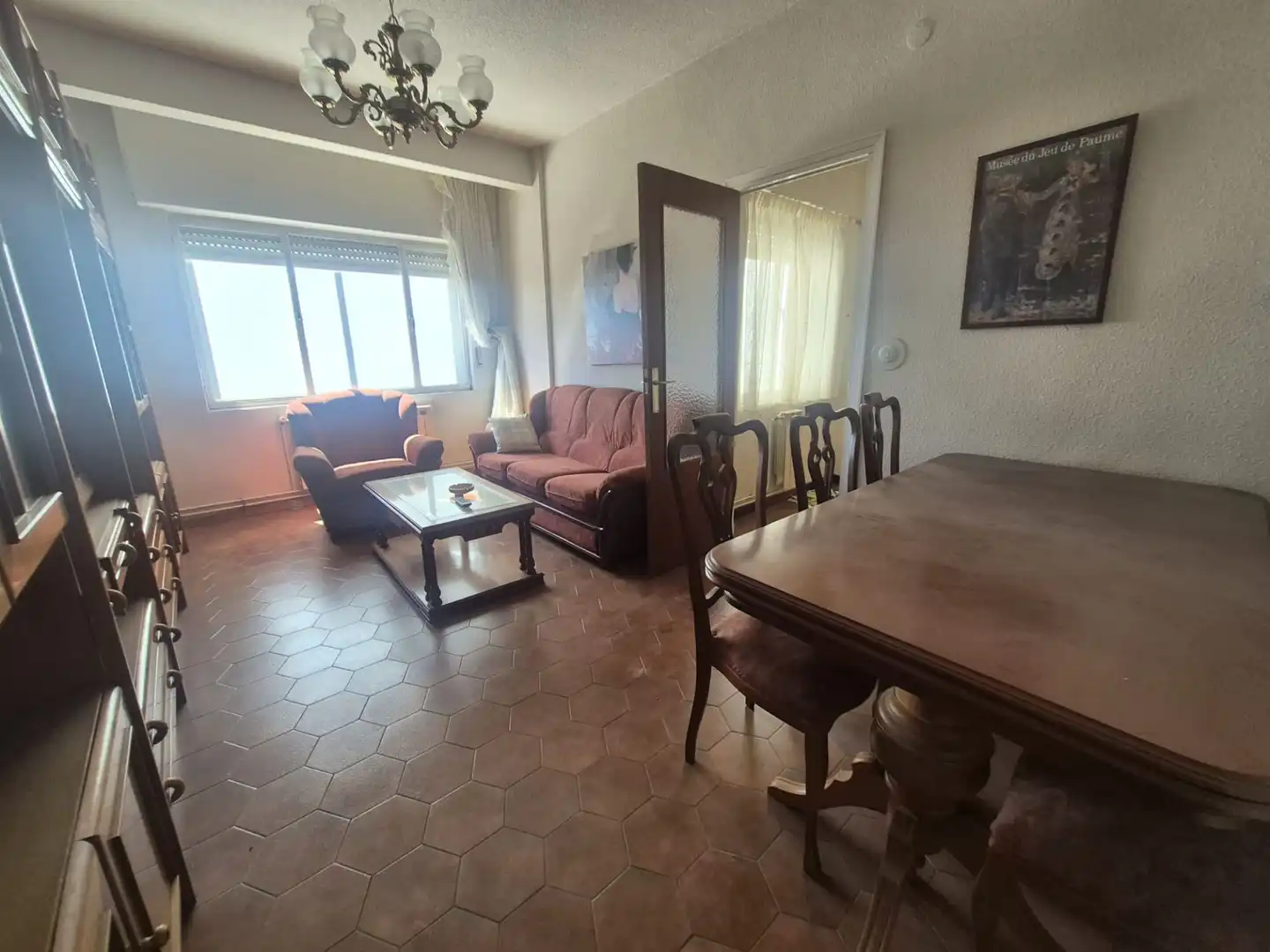 Sala de estar de Piso en venta en Ávila con Calefacción, Terraza y Amueblado