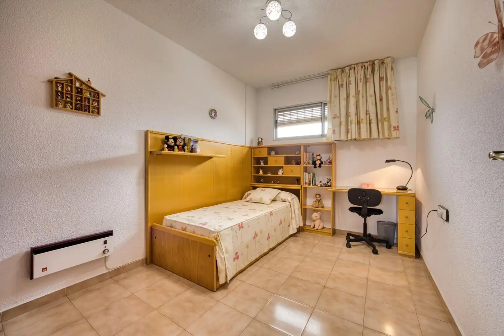 Bedroom of Flat for sale in Alicante / Alacant  with Air Conditioner, Private garden and Balcony