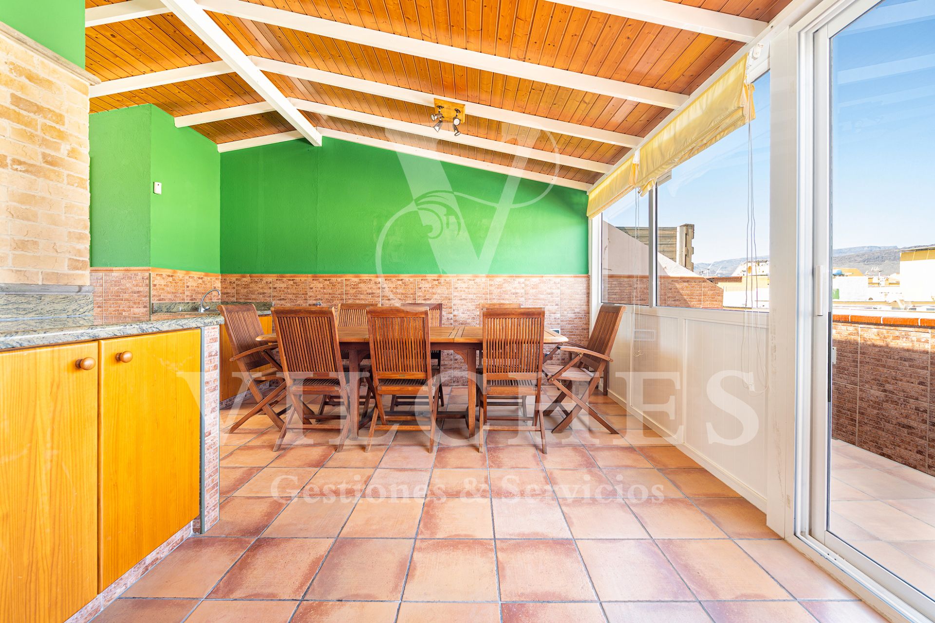Terrace of Single-family semi-detached for sale in Agüimes  with Air Conditioner, Terrace and Furnished