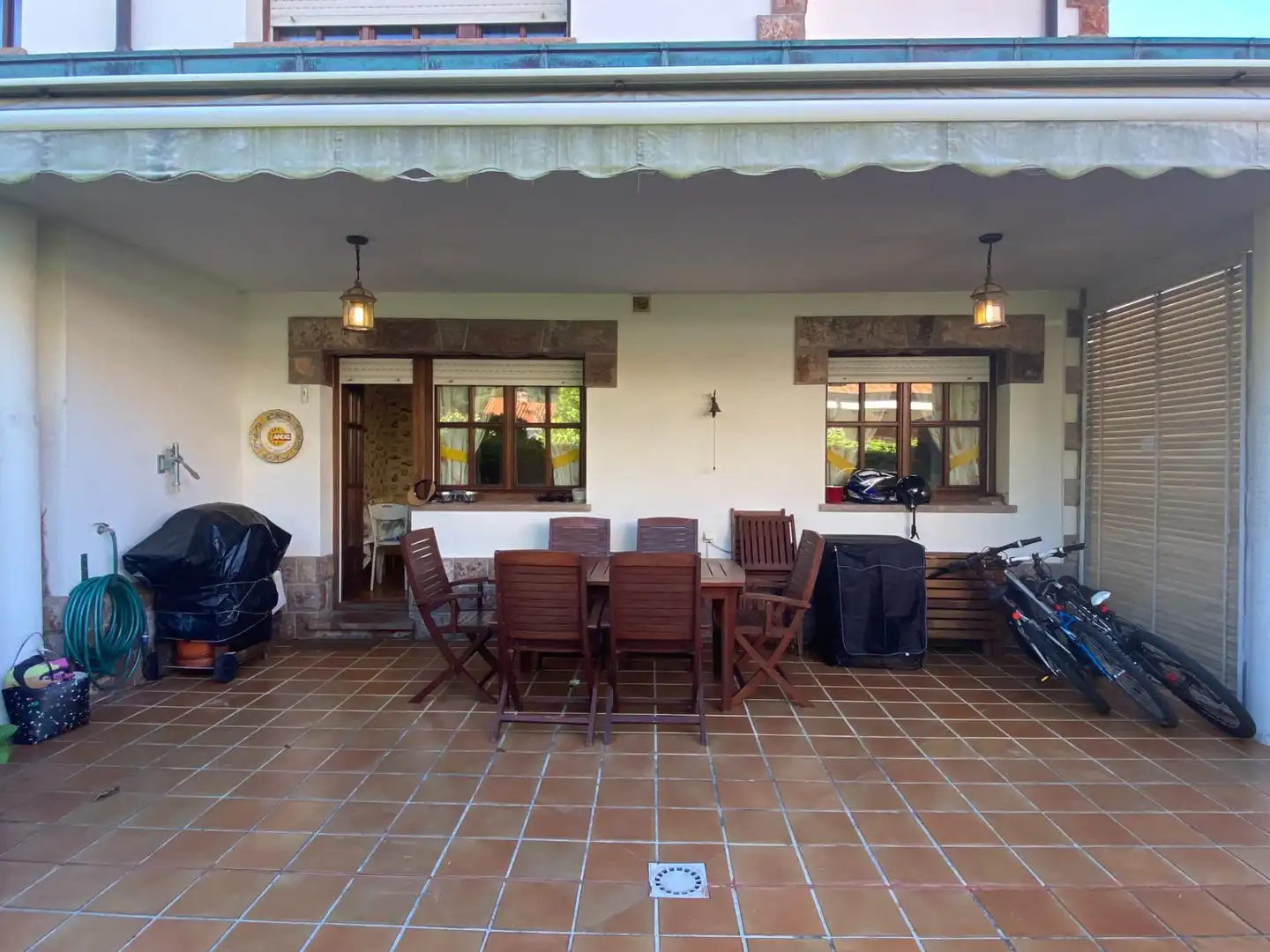 Terraza de Casa adosada de alquiler en Ribadesella con Calefacción y Terraza