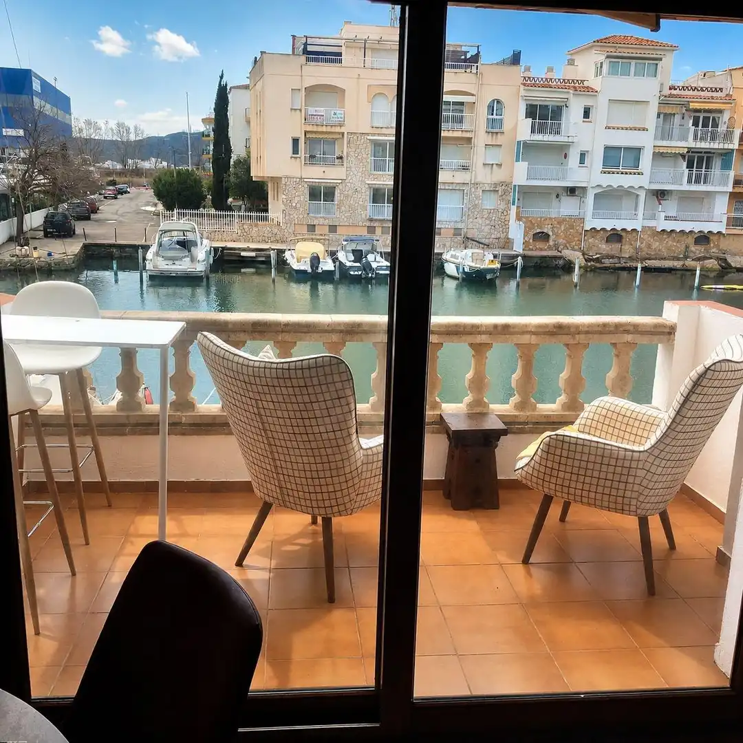 Terrassa de Casa adosada de lloguer en Empuriabrava amb Terrassa, Moblat i Balcó