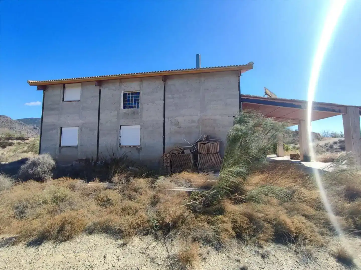 Vista exterior de Finca rústica en venda en Urrácal amb Jardí privat