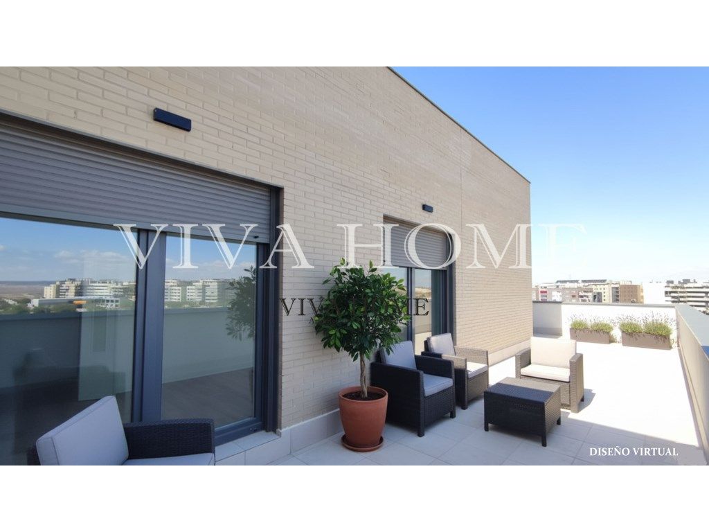 Terraza de Ático en venta en Rivas-Vaciamadrid