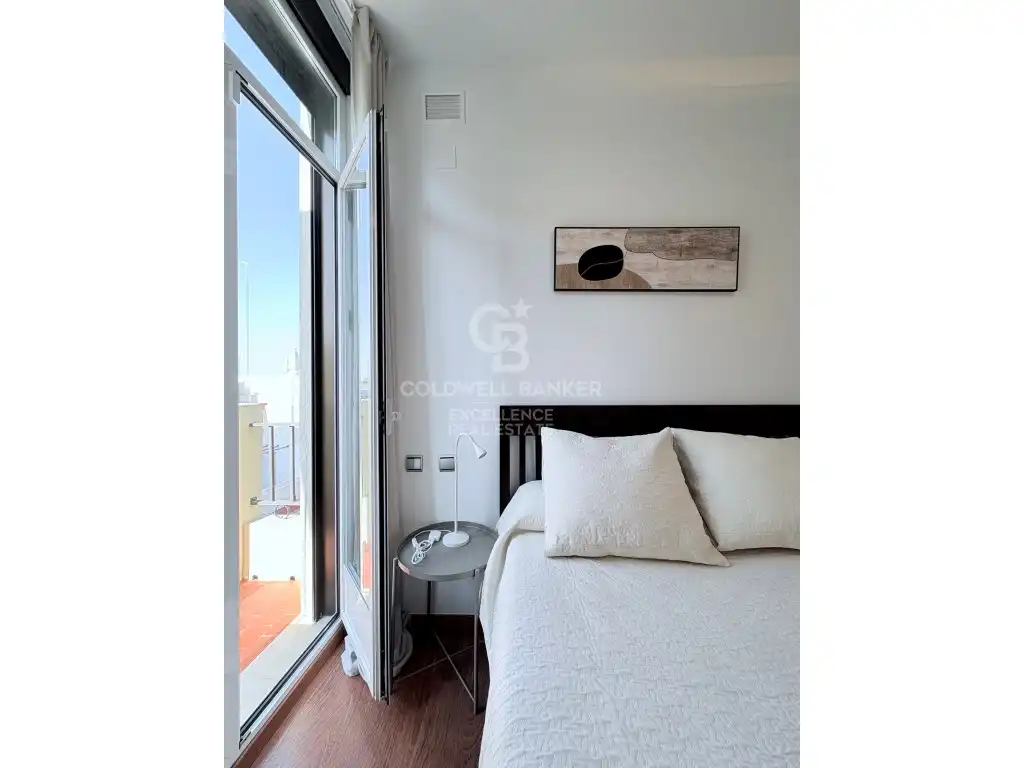 Terraza de Piso de alquiler en Valencia con Aire acondicionado, Amueblado y Horno