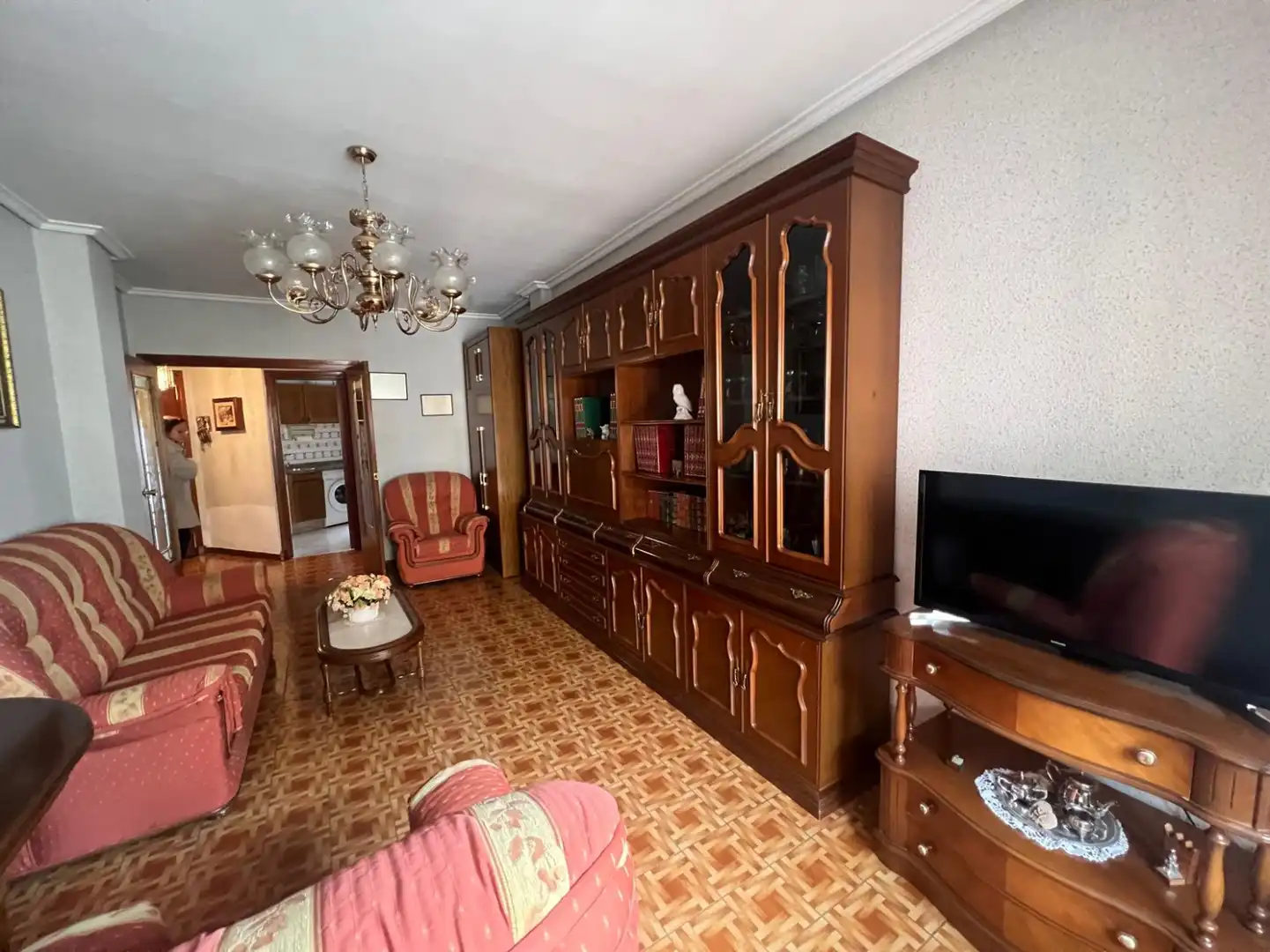 Sala de estar de Piso en venta en  Logroño con Calefacción, Terraza y Trastero