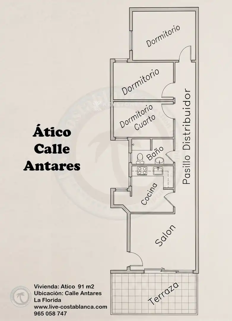 Àtic de lloguer en Alicante / Alacant amb Terrassa