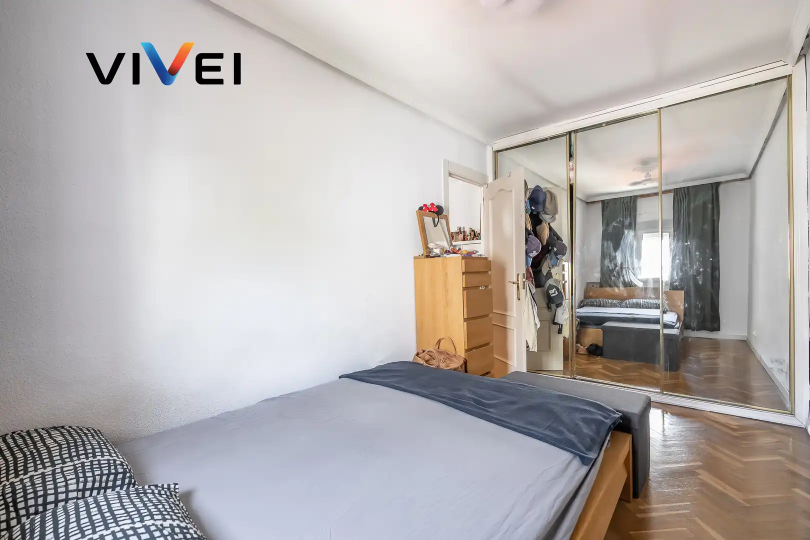 Bedroom of Flat for sale in Madrid  with Heating