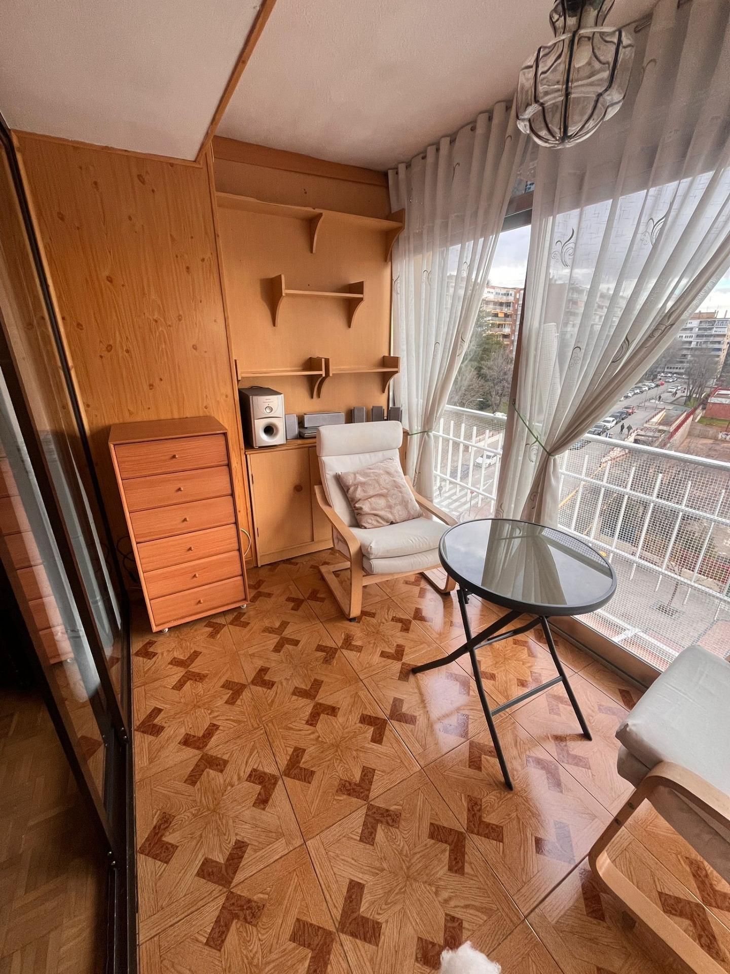 Balcony of Flat to rent in Móstoles  with Heating, Terrace and Furnished