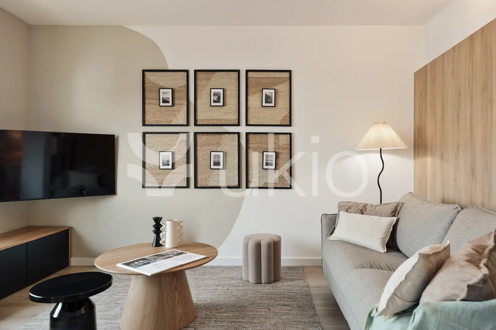 Sala d'estar de Apartament de lloguer en Barcelona amb Aire condicionat, Calefacció i Moblat