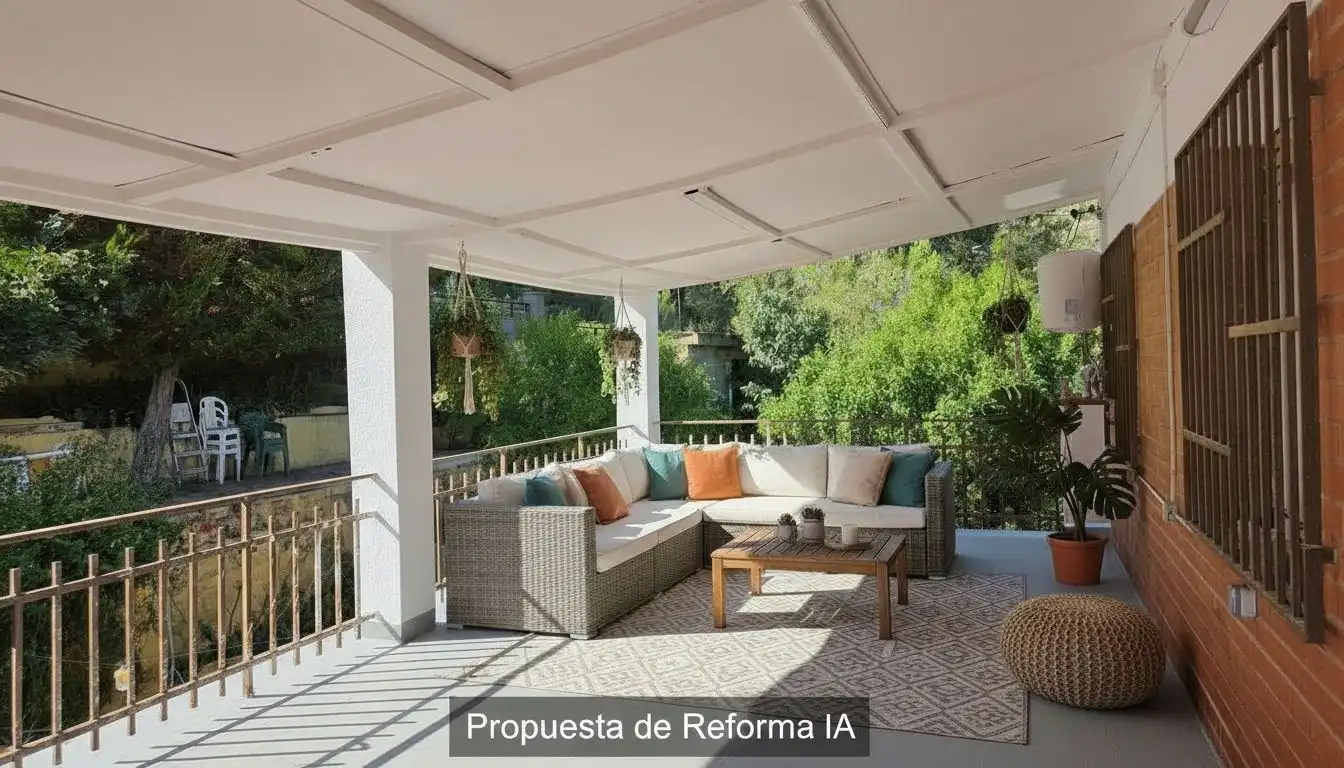 Terrassa de Casa o xalet en venda en Olesa de Bonesvalls amb Calefacció, Jardí privat i Terrassa