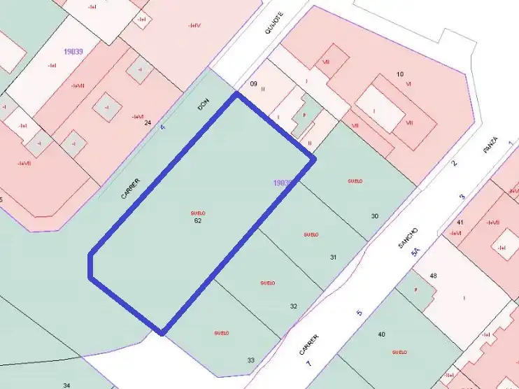 Terreno residencial en venta en Carrer Don Quijote de la Mancha 2, imagen 2