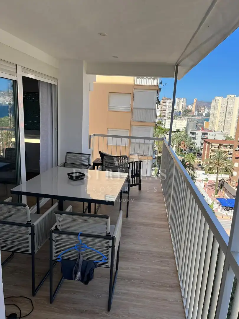 Terraza de Apartamento de alquiler en Benidorm con Calefacción, Jardín privado y Terraza