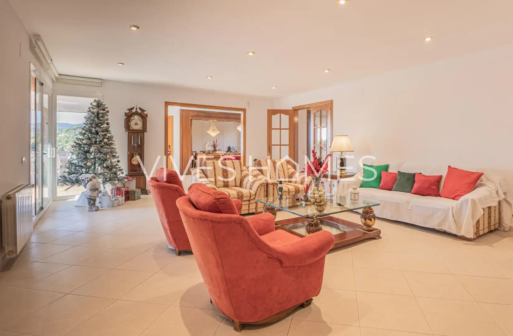 Living room of Houses for sale in Caldes d'Estrac  with Air Conditioner, Heating and Private garden