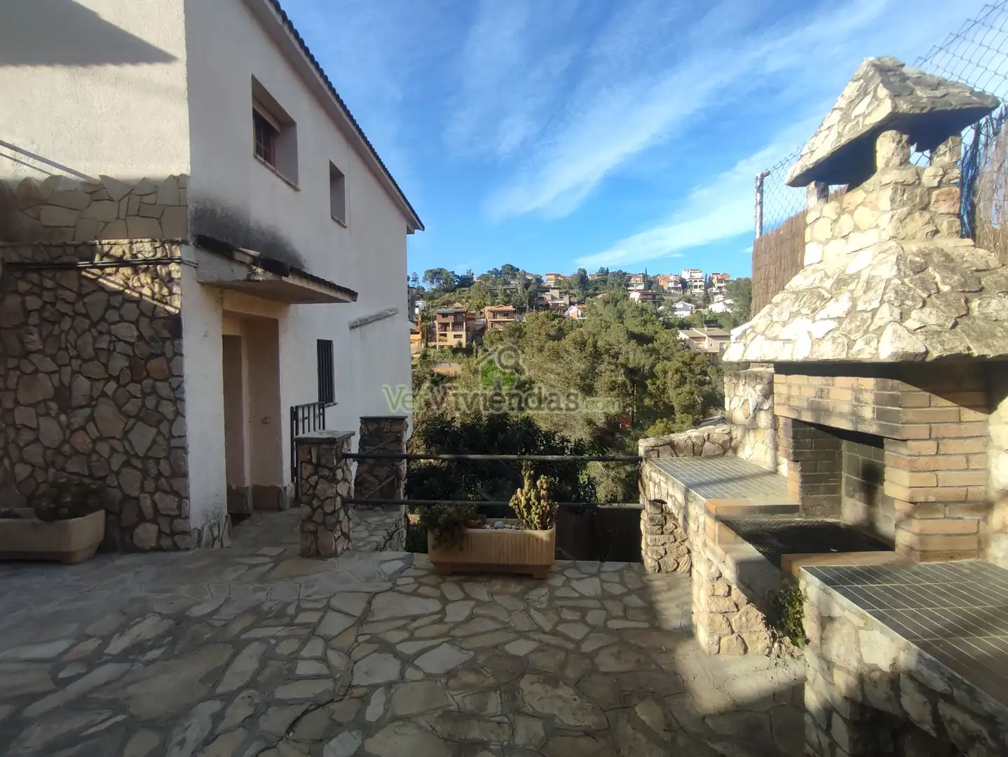 Vista exterior de Casa o chalet en venta en Vallirana con Aire acondicionado, Calefacción y Jardín privado