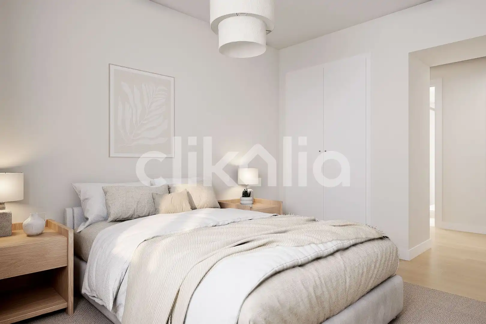 Bedroom of Flat for sale in Madrid  with Air Conditioner, Heating and Terrace