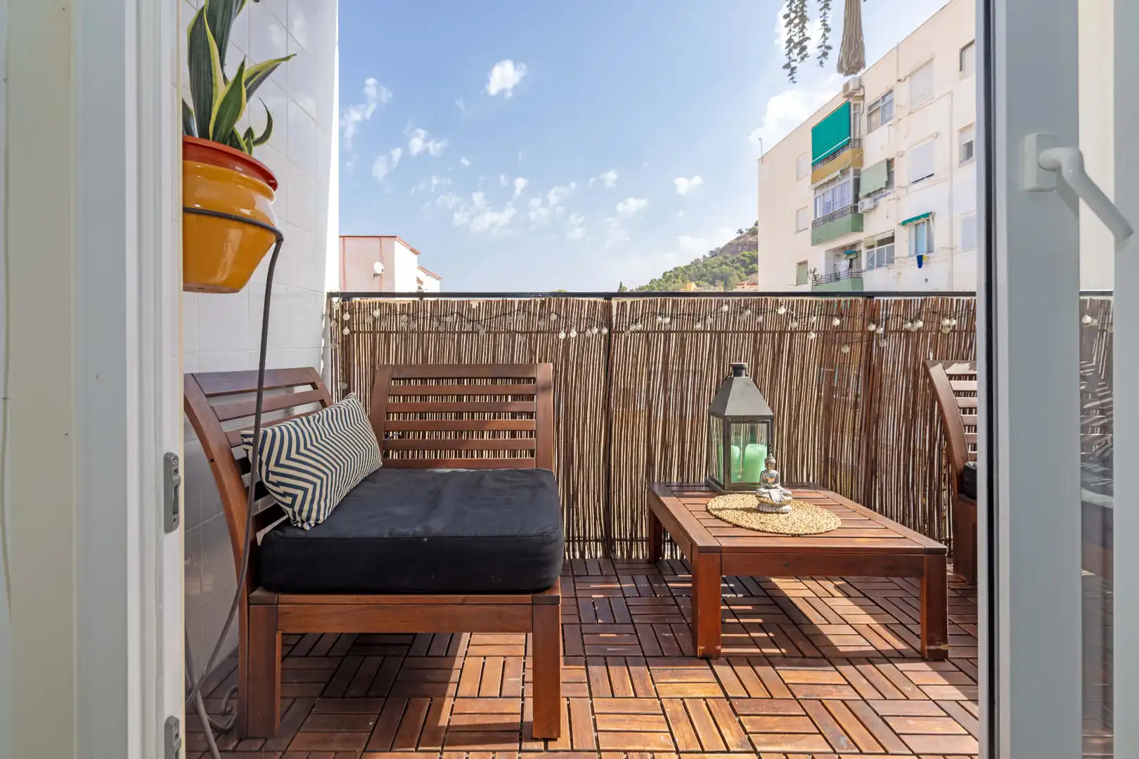 Balcony of Flat for sale in Málaga  with Air Conditioner, Heating and Terrace