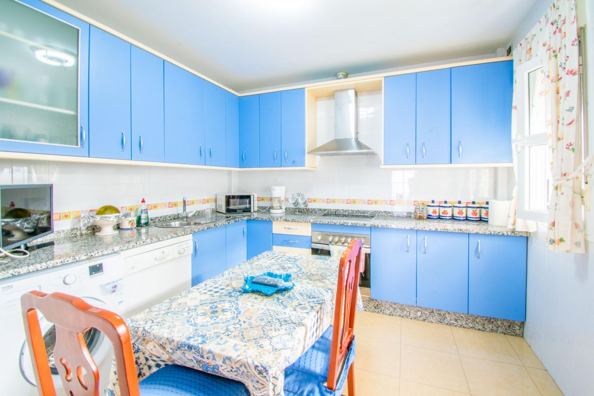 Cocina de Casa adosada en venta en Paterna de Rivera con Aire acondicionado, Terraza y Balcón