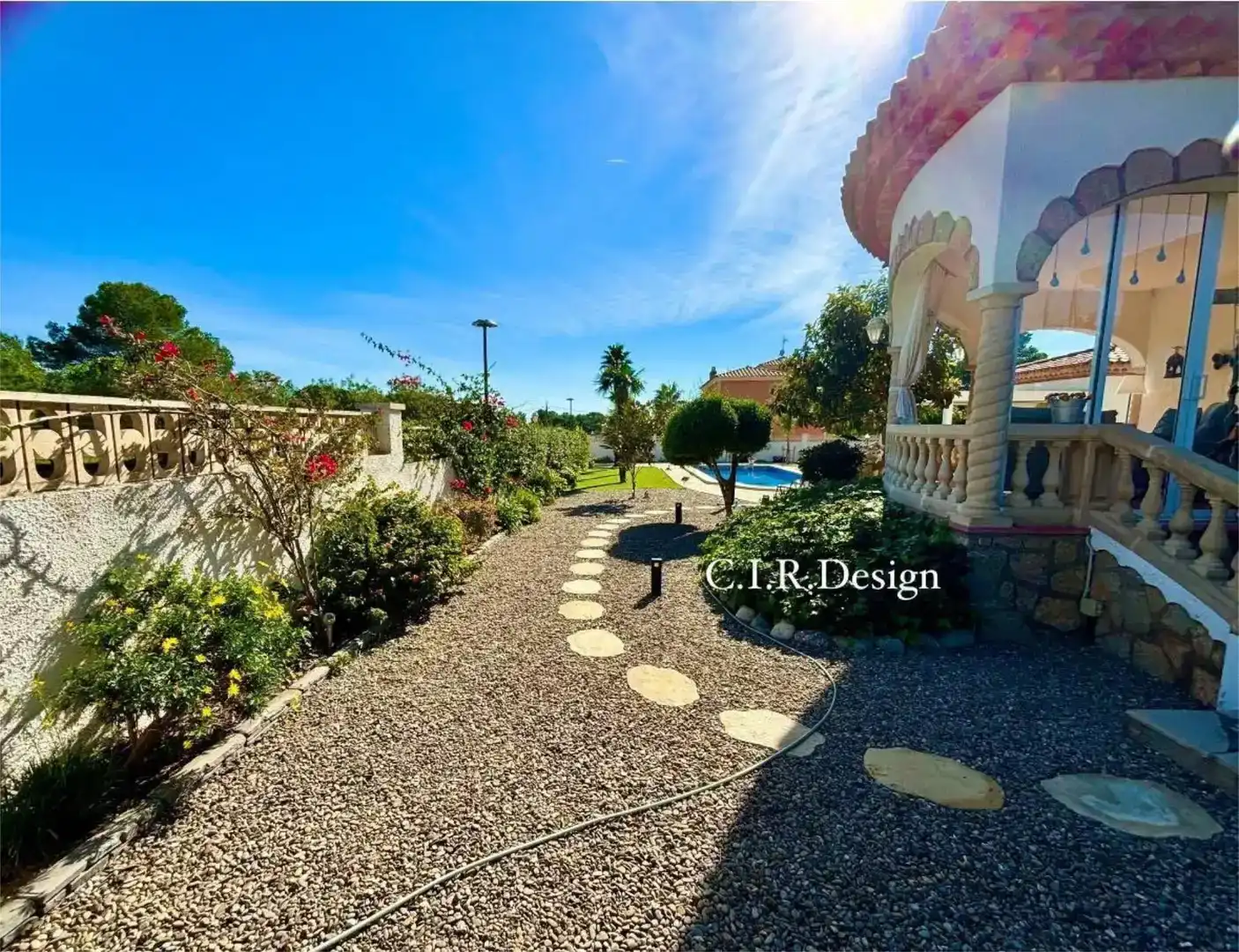 Terraza de Casa o chalet en venta en Mont-roig del Camp con Aire acondicionado, Piscina y Balcón