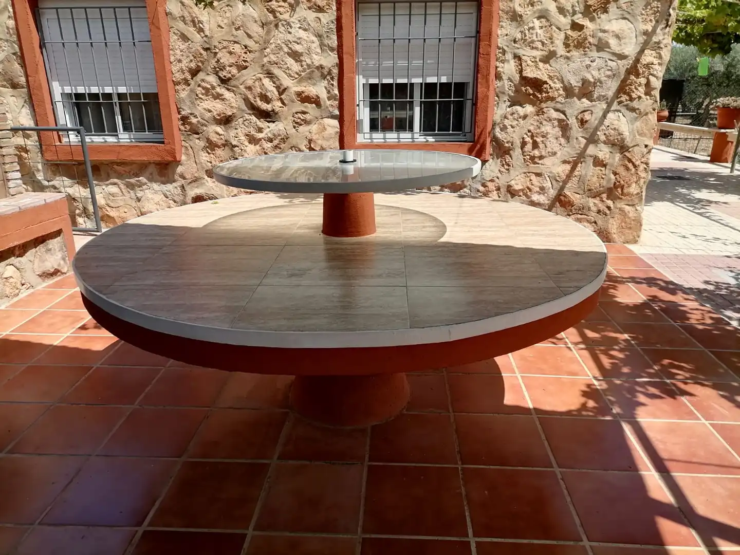 Terrassa de Casa o xalet en venda en Fuente Álamo de Murcia amb Traster, Moblat i Piscina comunitària