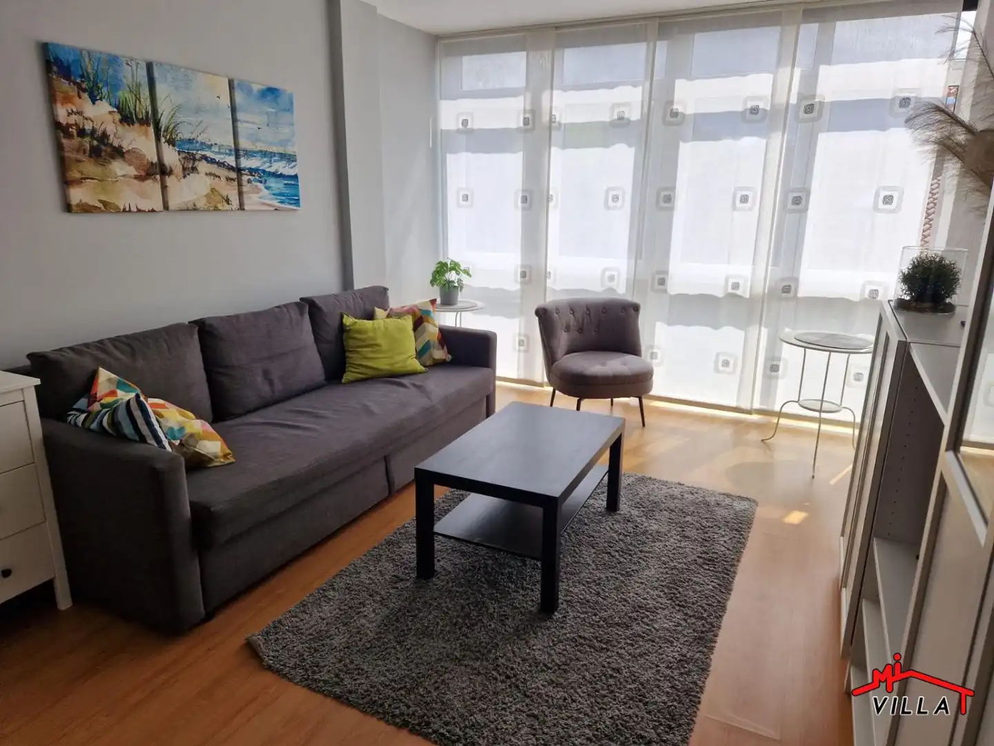 Living room of Flat for sale in Limpias  with Heating, Storage room and Furnished