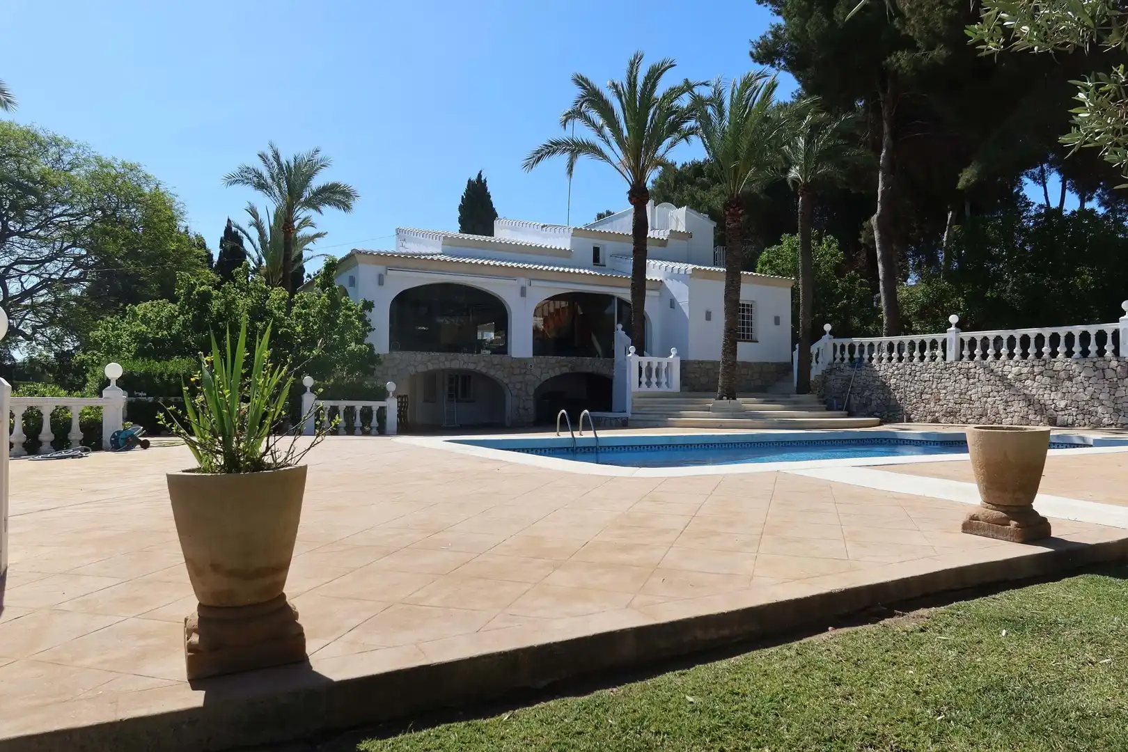 Garden of Houses for sale in Jávea / Xàbia  with Terrace, Storage room and Furnished