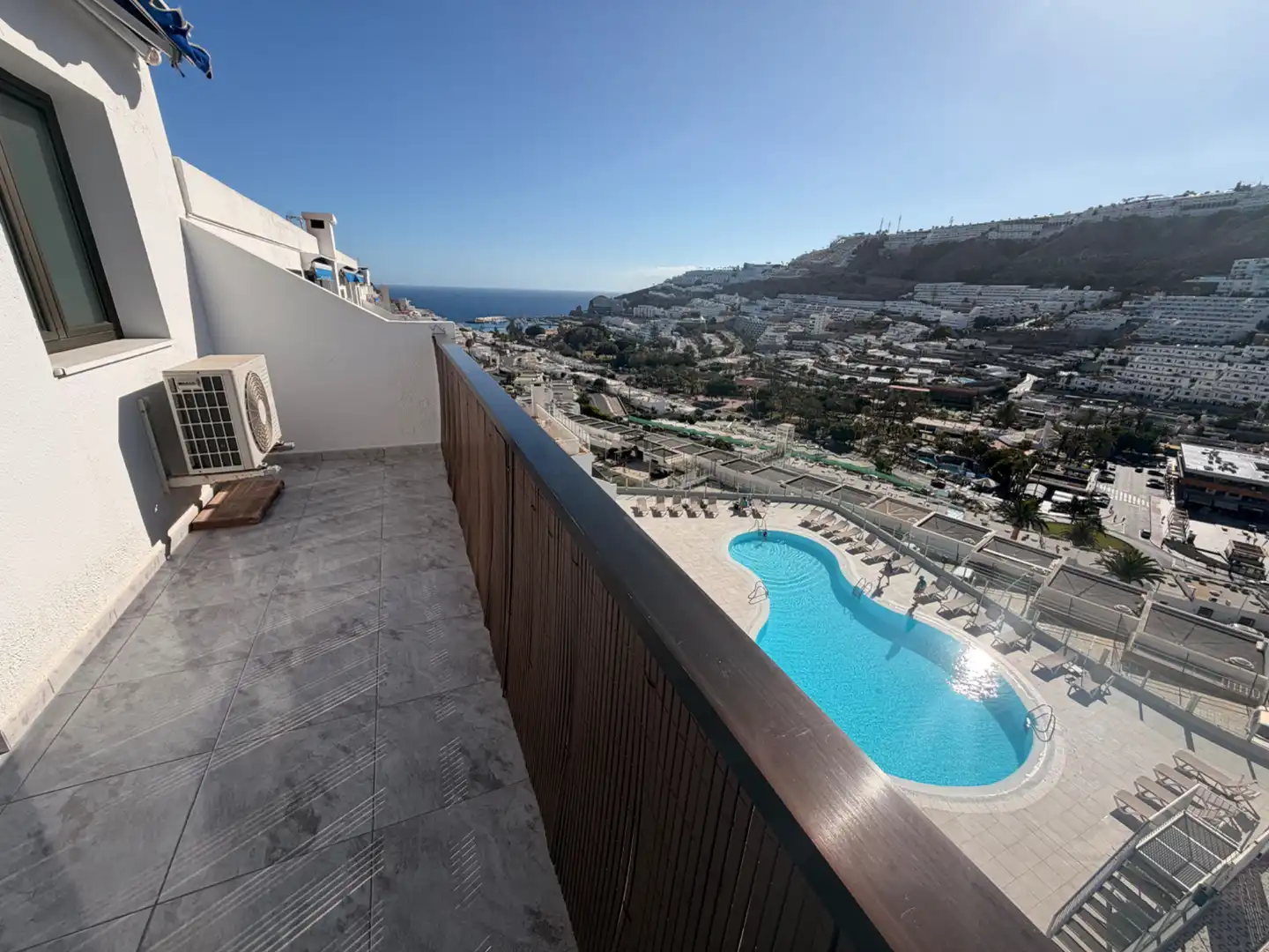 Terrassa de Apartament en venda en Mogán amb Aire condicionat, Terrassa i Moblat