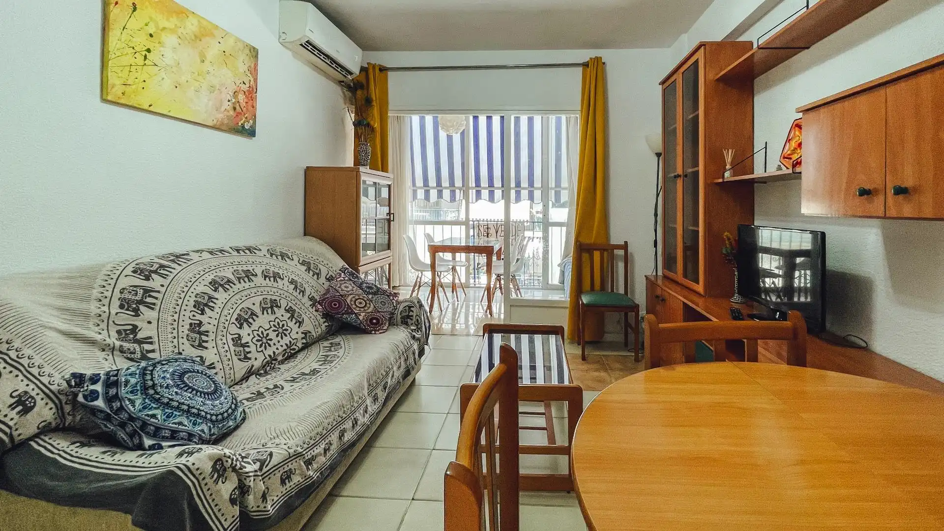 Sala de estar de Piso en venta en Benidorm con Aire acondicionado, Terraza y Balcón