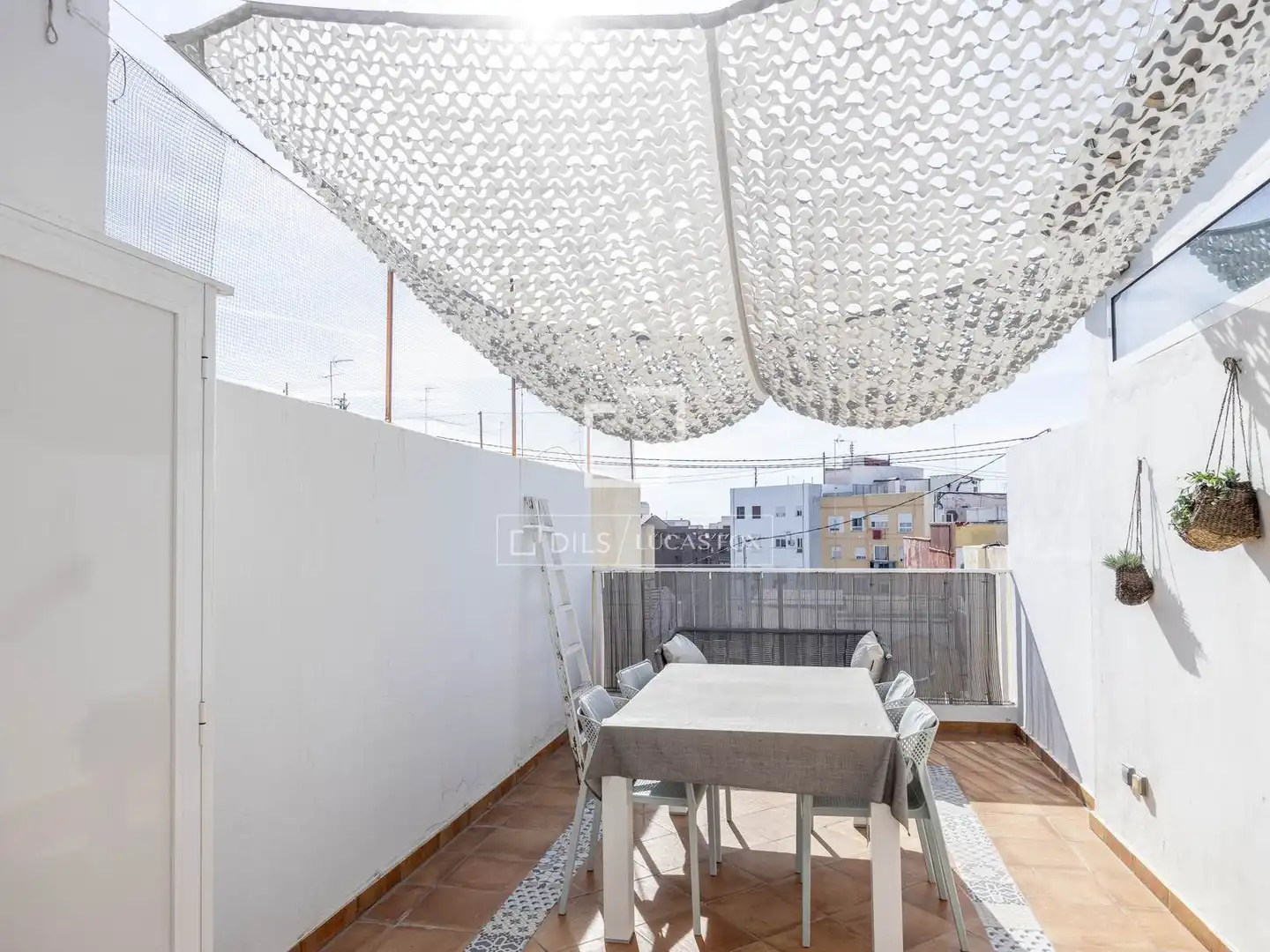 Terraza de Ático de alquiler en Valencia con Aire acondicionado, Parquet y Terraza