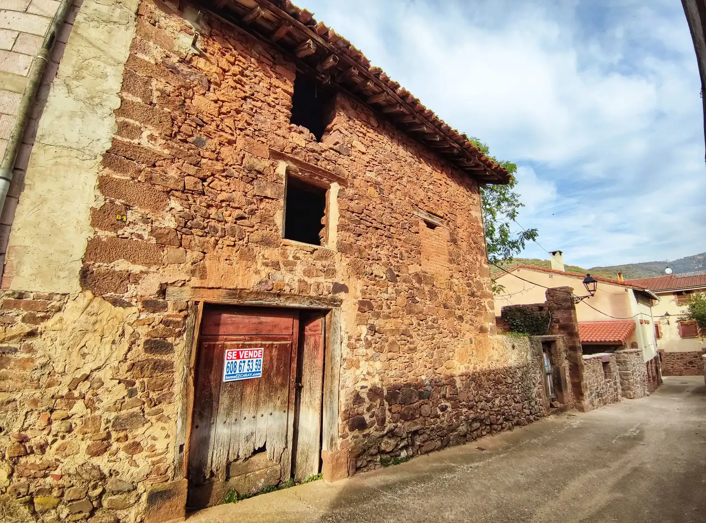 Vista exterior de Residencial en venda en Valgañón
