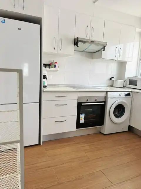 Cocina de Piso de alquiler en Alicante / Alacant con Terraza, Amueblado y Internet