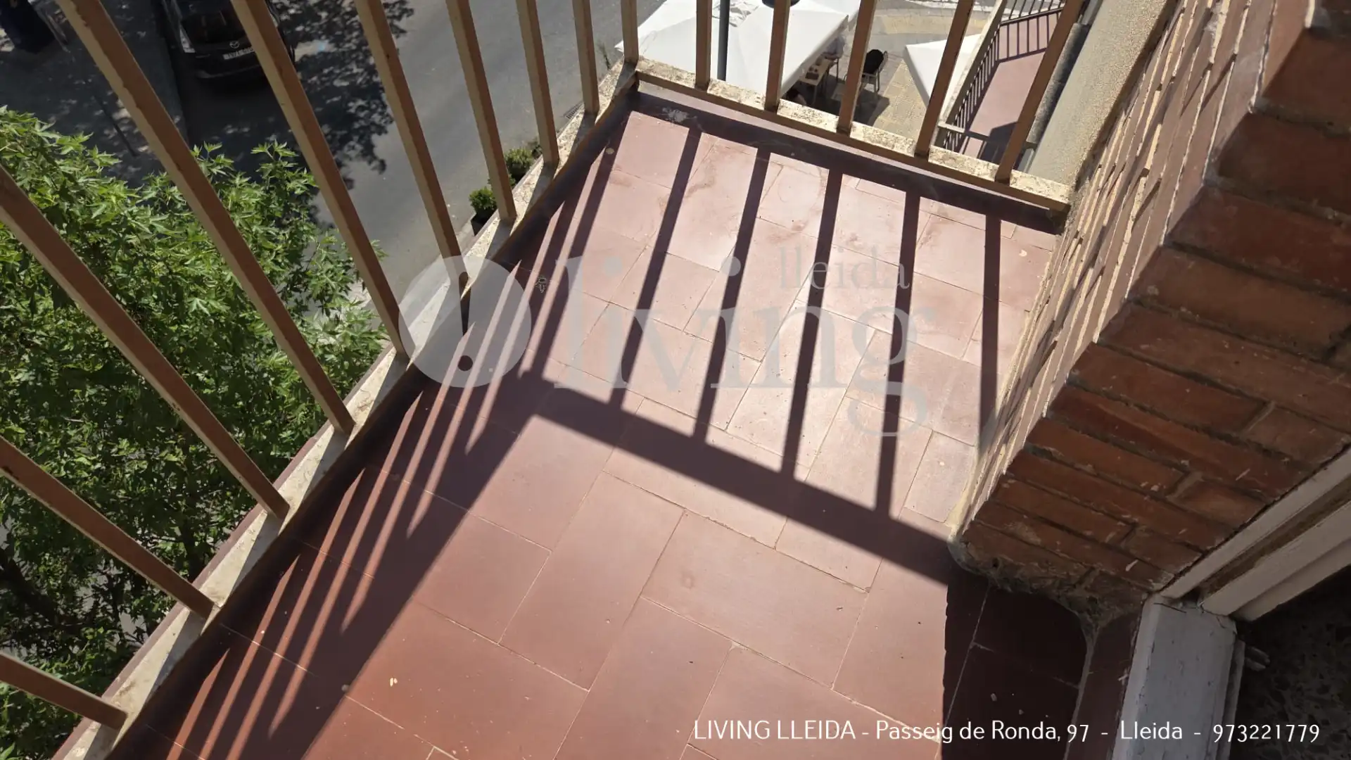 Balcony of Flat for rent in Lleida  with Heating, Parquet flooring and Furnished
