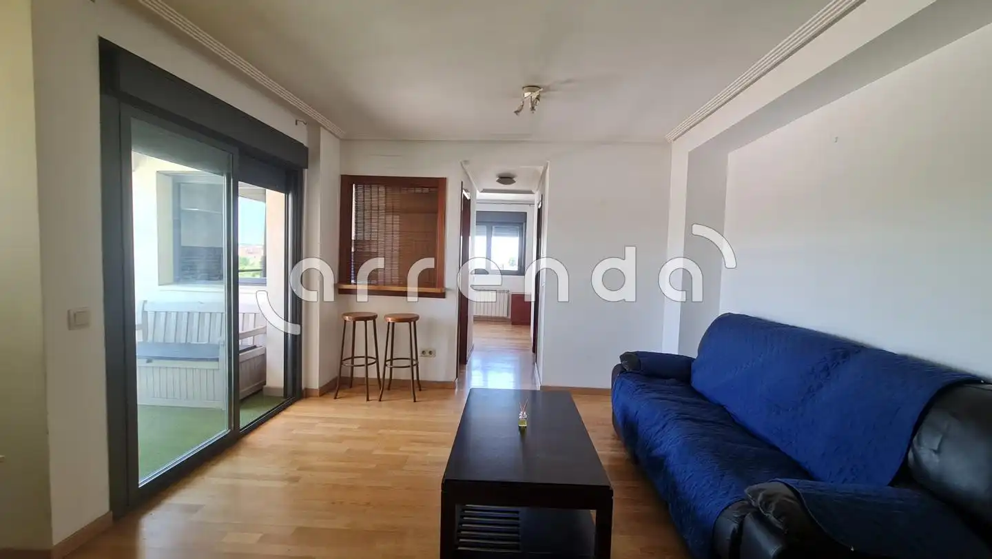 Sala de estar de Piso de alquiler en Valdemoro con Terraza