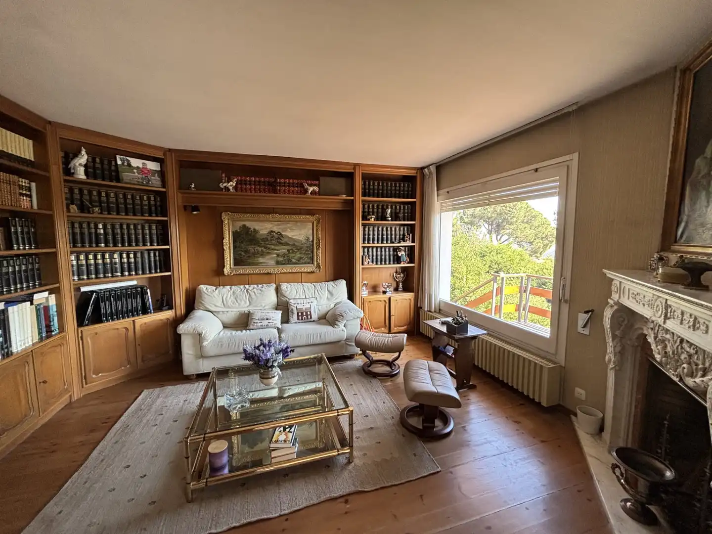 Sala de estar de Casa o chalet en venta en Sant Feliu de Codines con Calefacción, Jardín privado y Parquet