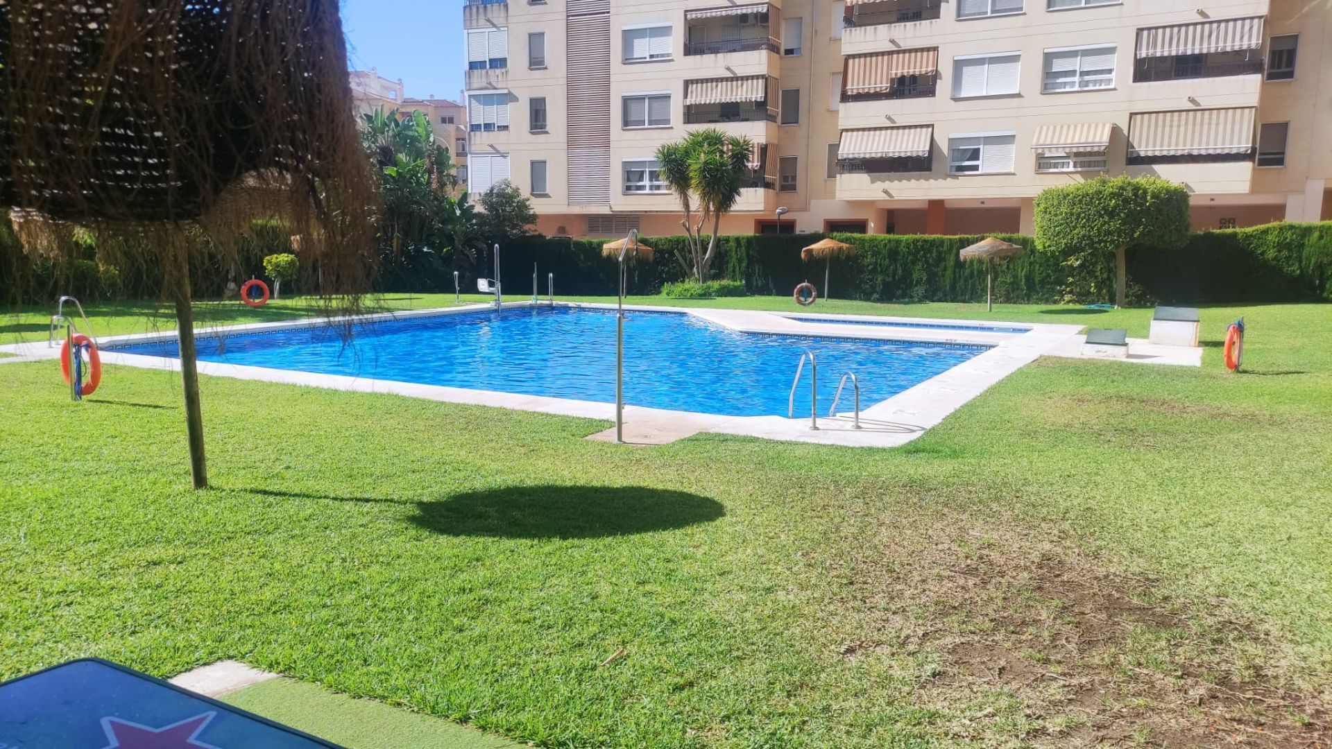 Swimming pool of Flat for sale in Málaga Capital  with Terrace, Storage room and Community pool