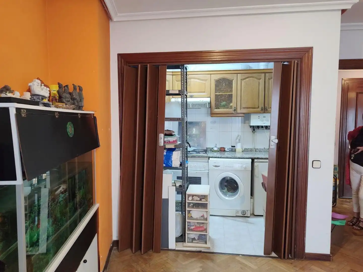 Cuina de Apartament en venda en Oviedo  amb Calefacció