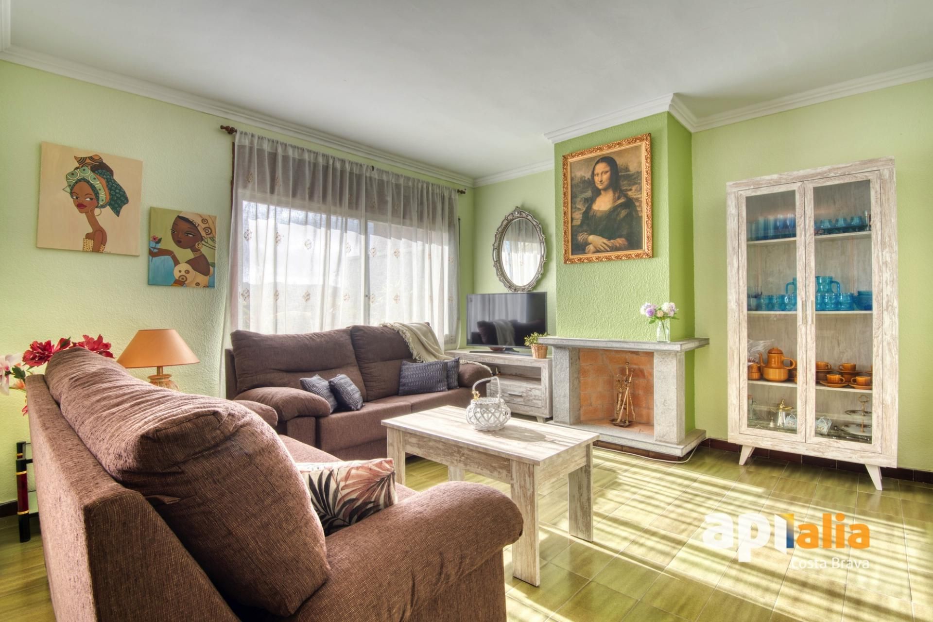 Sala d'estar de Apartament en venda en Calonge i Sant Antoni amb Calefacció