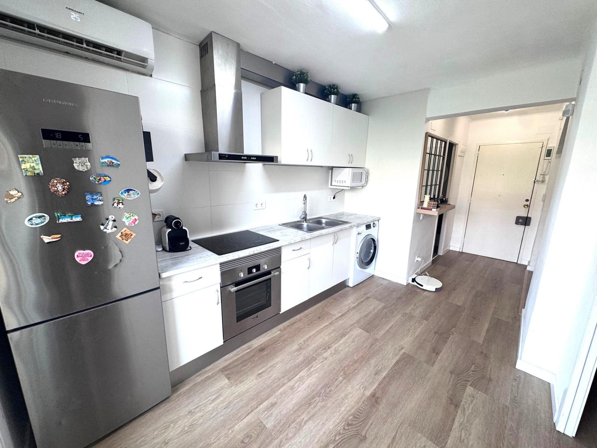 Kitchen of Flat for sale in Torredembarra  with Air Conditioner, Parquet flooring and Terrace