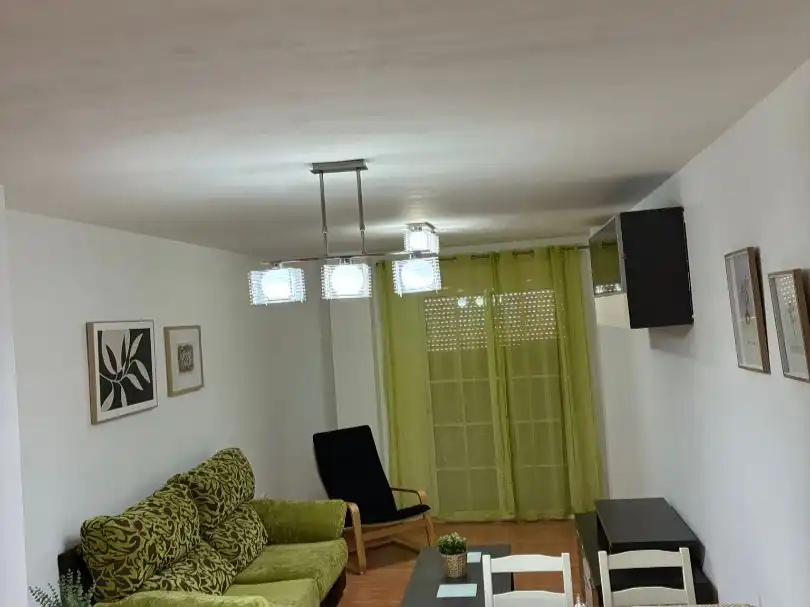 Sala de estar de Piso en venta en Roquetas de Mar con Amueblado, Horno y Lavadora