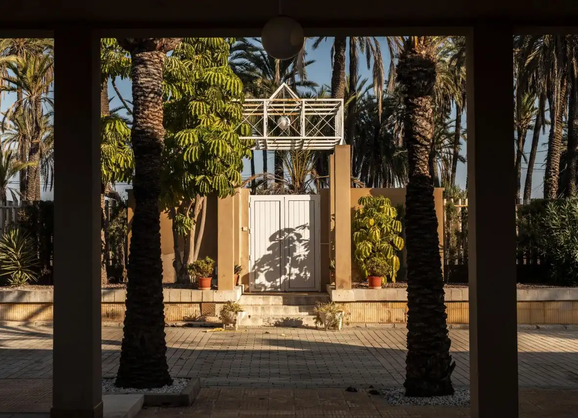 Garden of Houses for sale in Elche / Elx  with Air Conditioner, Heating and Terrace