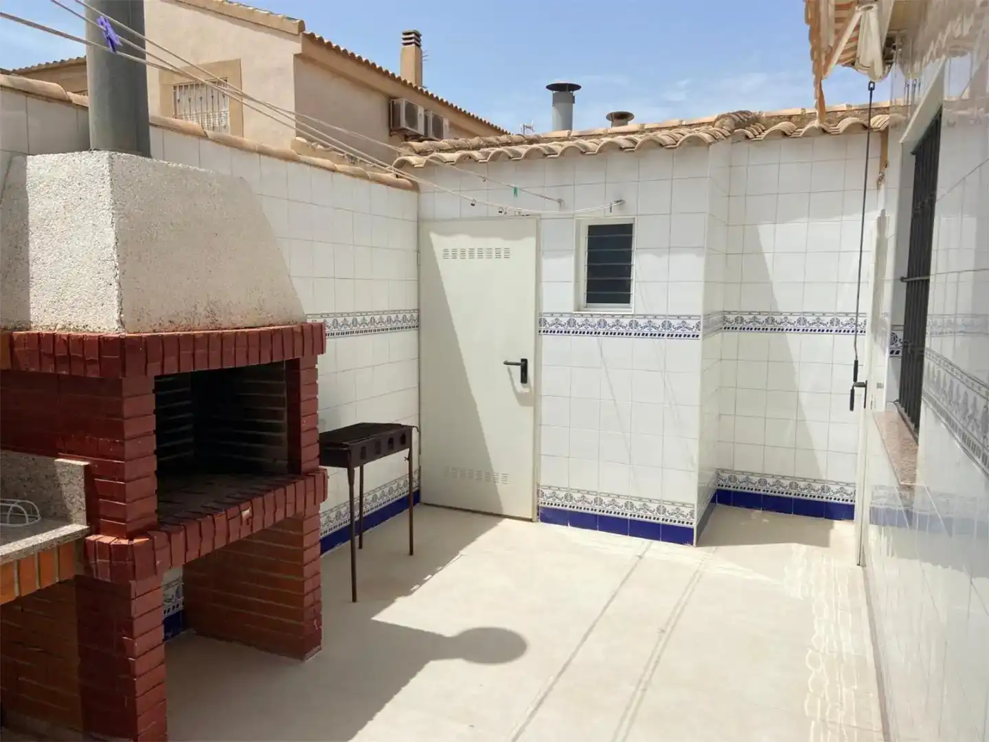Terraza de Dúplex de alquiler en Pilar de la Horadada con Aire acondicionado, Trastero y Amueblado