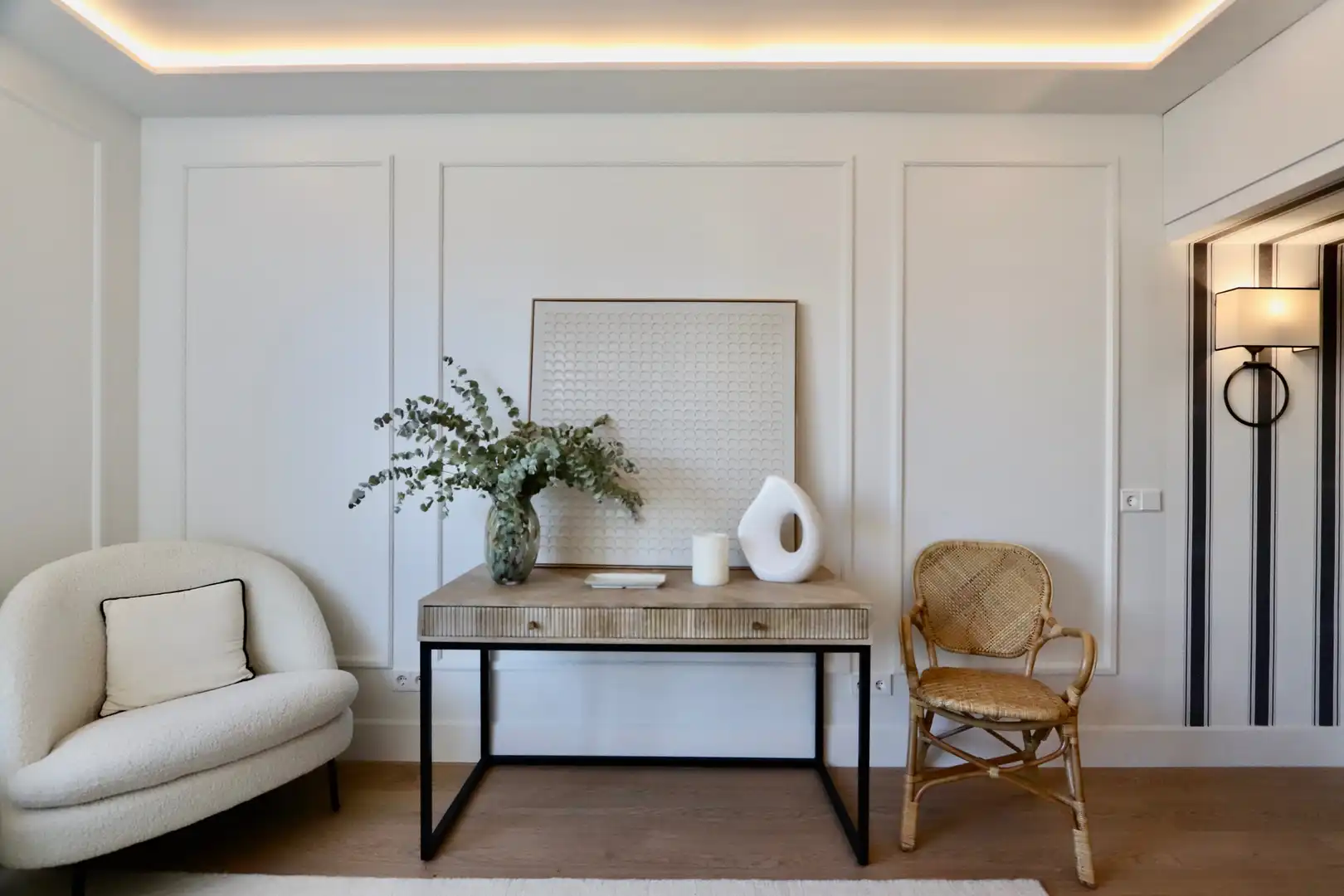 Sala de estar de Apartamento en venta en Madrid con Aire acondicionado, Calefacción y Parquet