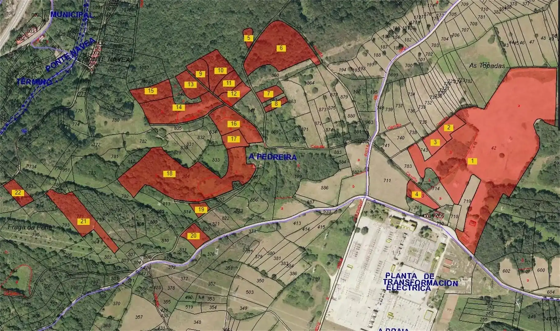 Terreno en venta en A Pobra de Trives 