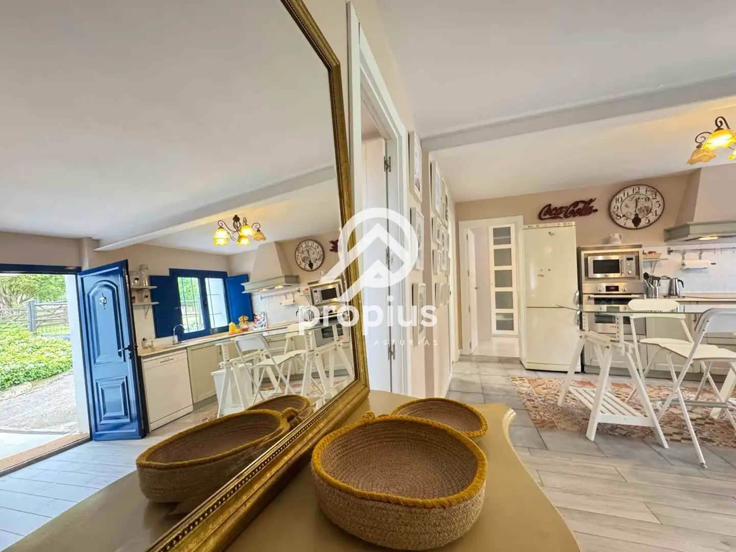 Cocina de Casa o chalet en venta en Ribadesella con Calefacción, Jardín privado y Terraza