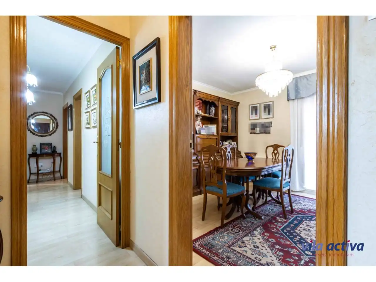 Comedor de Piso en venta en Terrassa con Calefacción, Parquet y Balcón