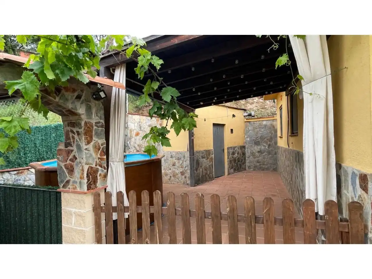 Terrassa de Casa o xalet en venda en Santa Maria de Palautordera amb Aire condicionat, Calefacció i Jardí privat