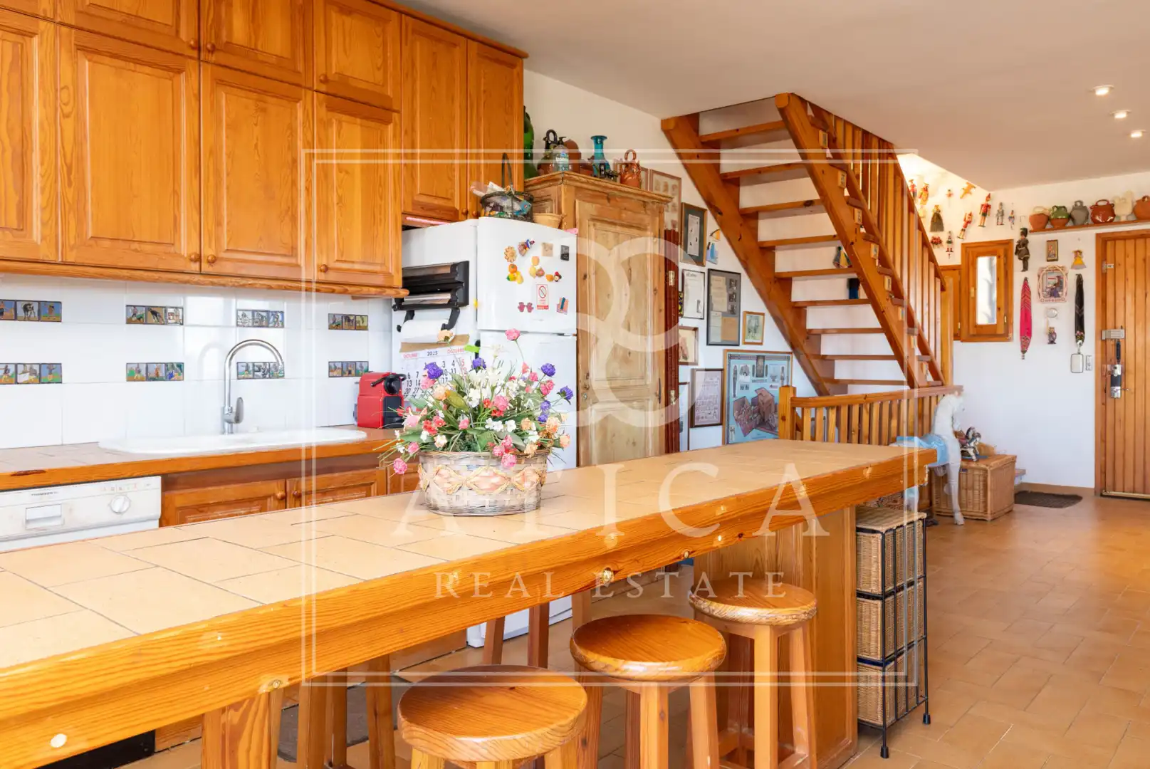 Cocina de Casa o chalet en venta en Ossó de Sió con Aire acondicionado, Calefacción y Jardín privado