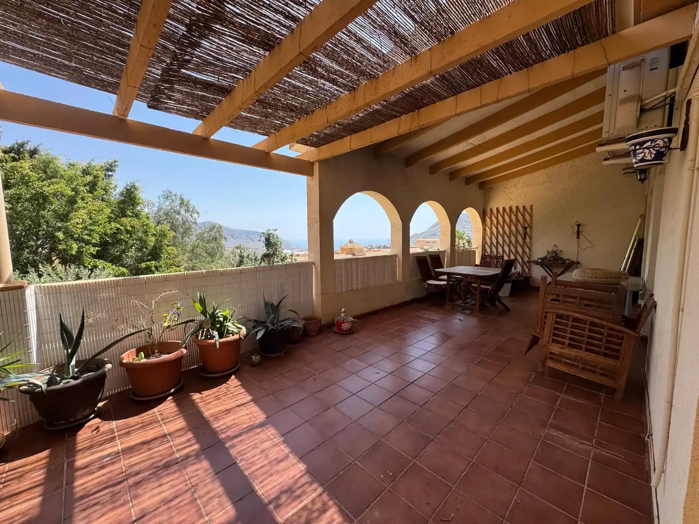 Terrace of Flat for sale in Vícar  with Air Conditioner, Private garden and Terrace