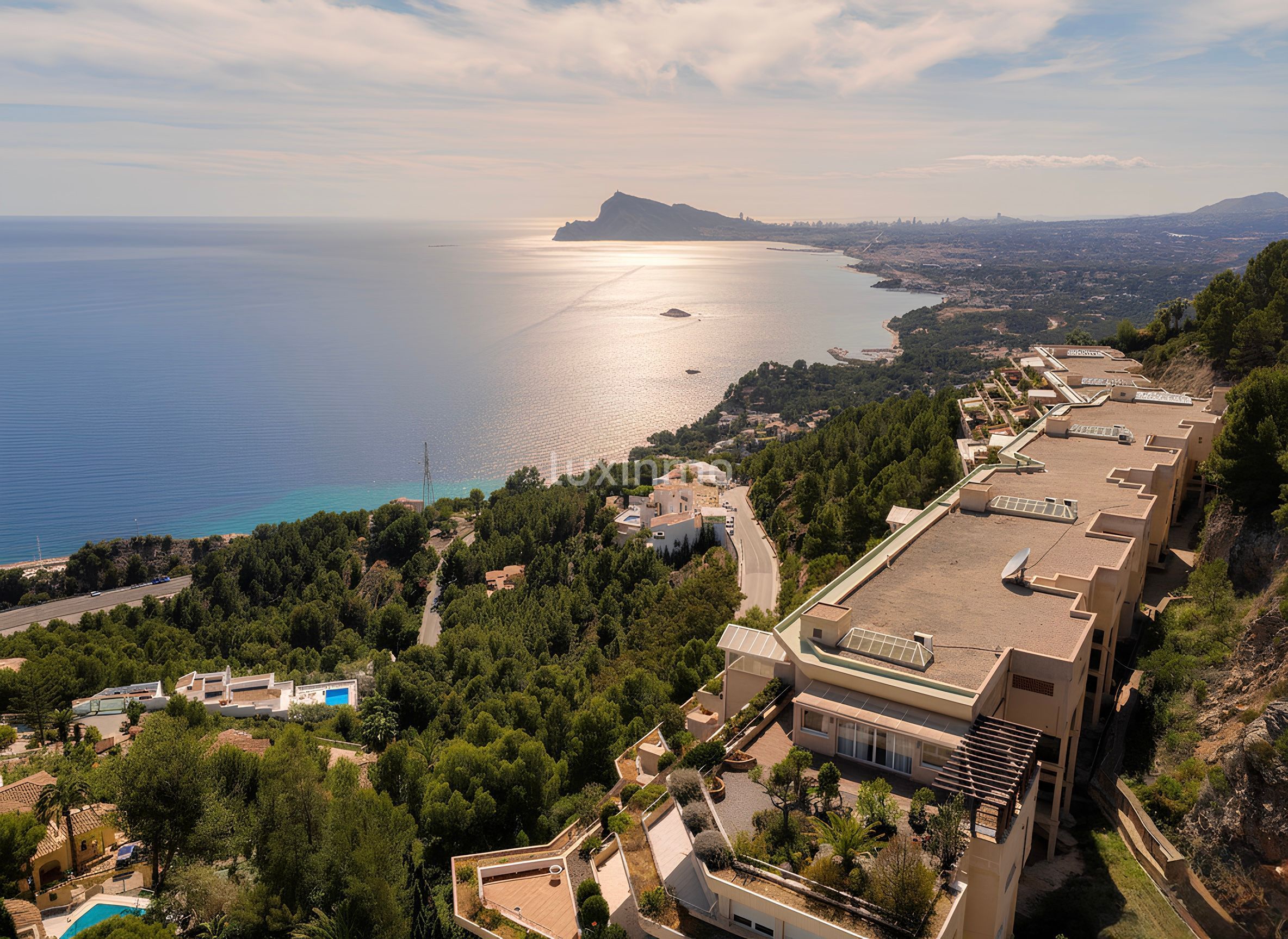 Exterior view of Flat for sale in Altea  with Air Conditioner, Heating and Private garden