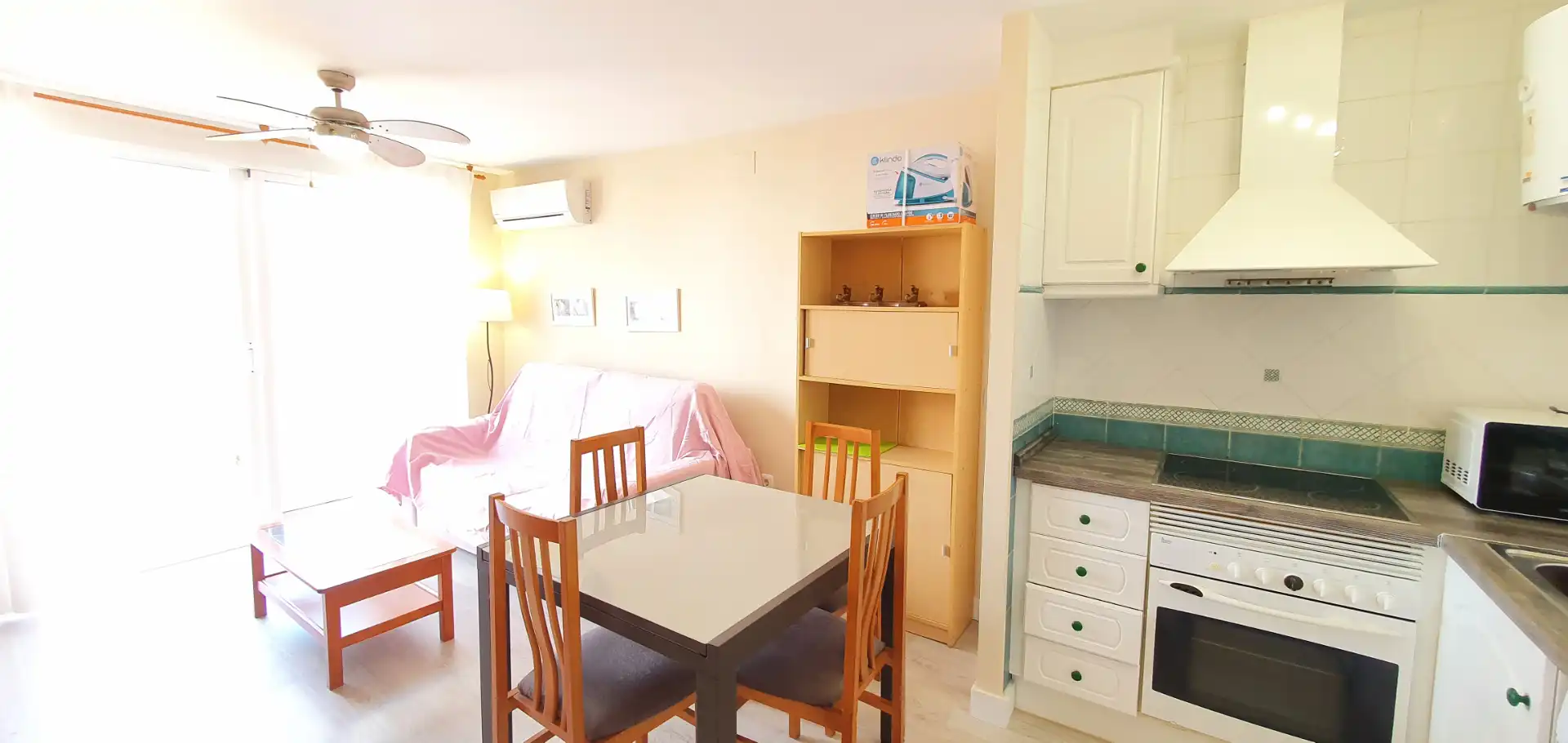 Comedor de Apartamento de alquiler en Dénia con Aire acondicionado, Calefacción y Terraza